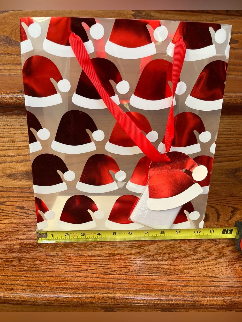 5 African American Santa Themed Holiday Christmas Gift Bags